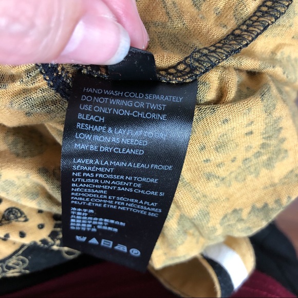 NWT Free People Mimi Tunic Top Black and Yellow - Picture 7 of 7